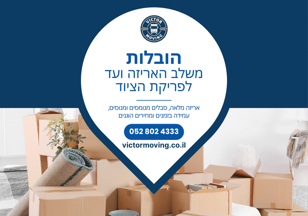 Victor Moving — сайт компании по переездам в Израиле