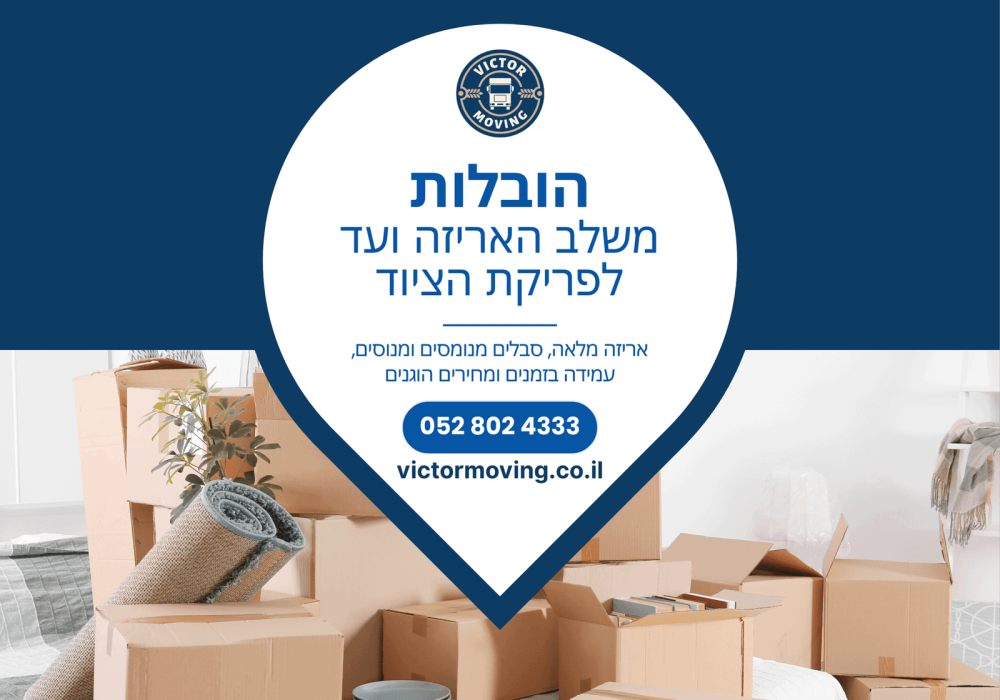 Victor Moving — сайт компании по переездам в Израиле